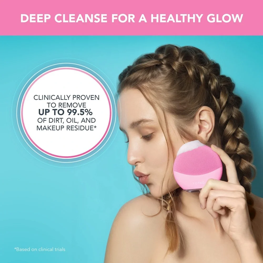 FOREO - LUNA Mini 3 in Pearl Pink - NIB |Travel-Friendly Facial Cleansing Device